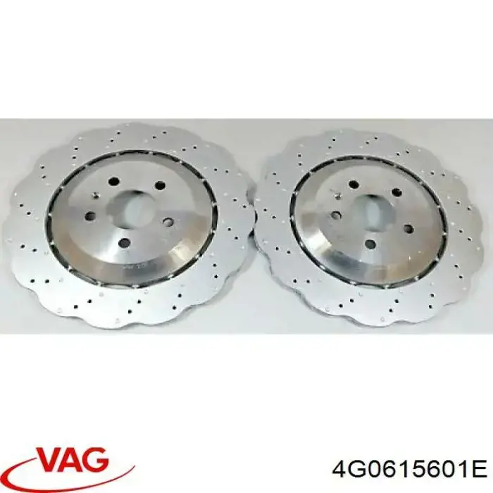 4G0615601E VAG Disco do freio traseiro