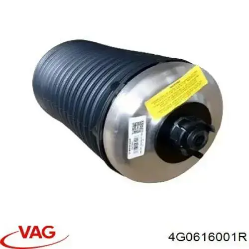 4G0616001R VAG Coxim pneumático (suspensão de lâminas pneumática) do eixo traseiro