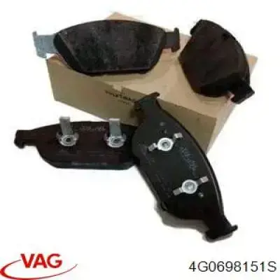 Sapatas do freio dianteiras de disco VAG 4G0698151S preço, a partir de 67,43 USD