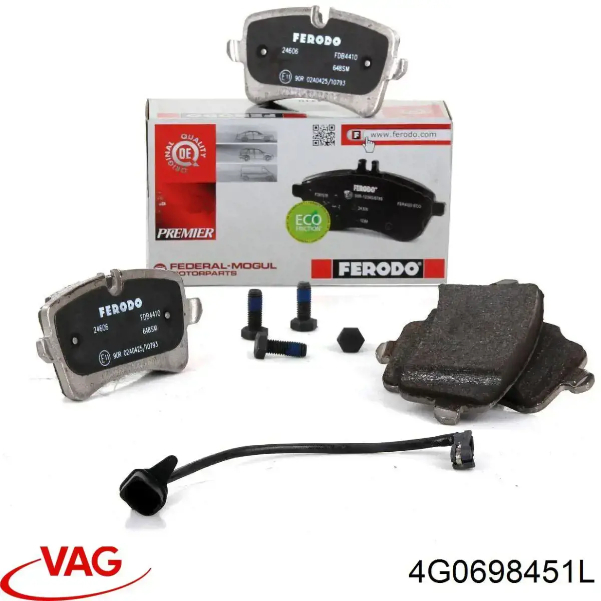 Sapatas do freio traseiras de disco VAG 4G0698451L preço, a partir de 42,02 USD