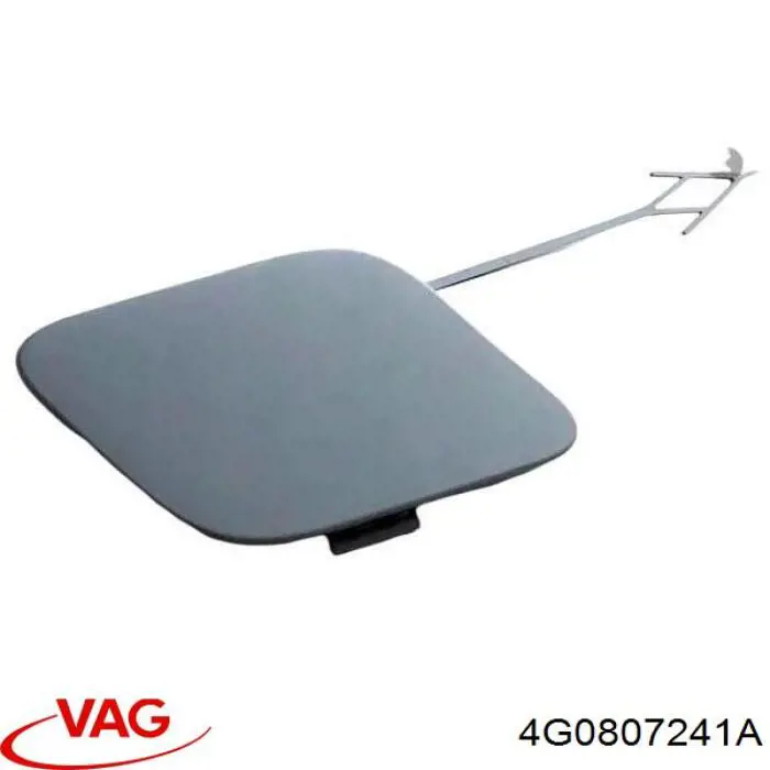 4G0807241A VAG Tampão dianteira do pára-choque do gancho de reboque