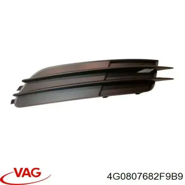 4G0807682F9B9 VAG Grelha direita do pára-choque dianteiro