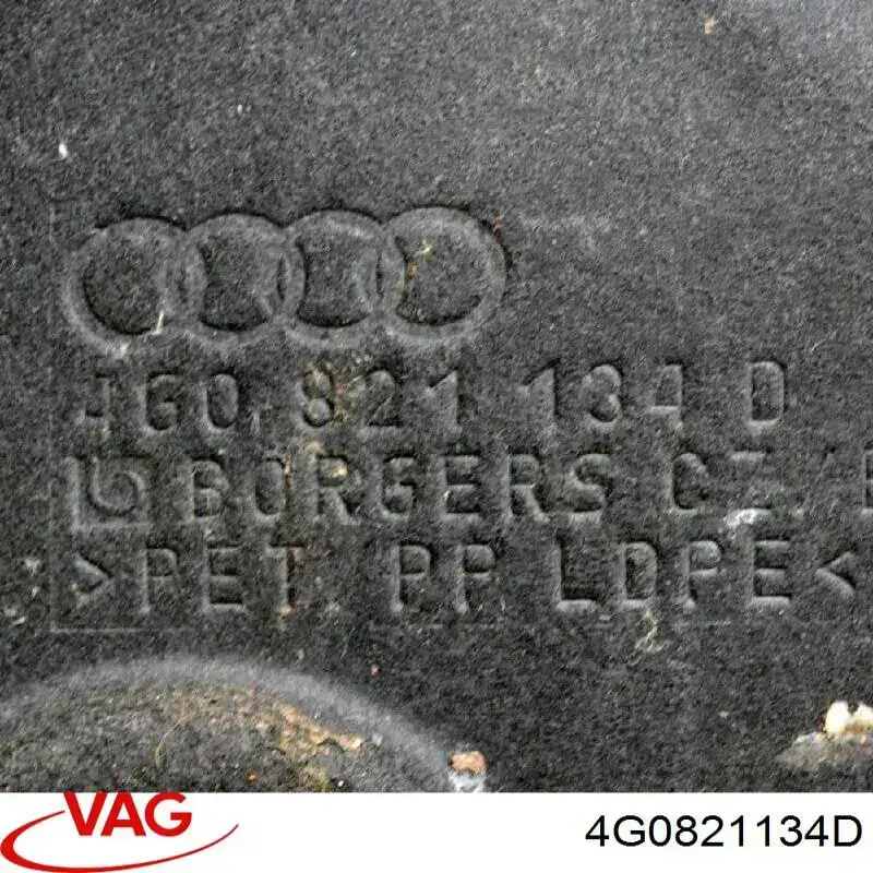 Guarda-barras direito do pára-lama dianteiro VAG 4G0821134D preço, a partir de 71,03 USD