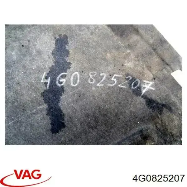 4G0825207 VAG Proteção de fundo esquerda
