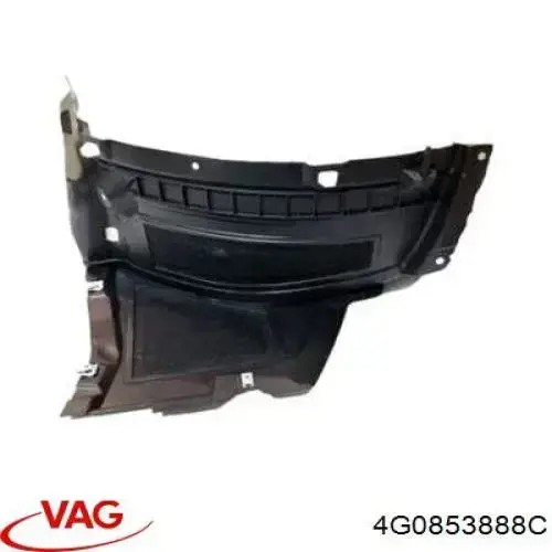 Compre 4G0853888B VAG Guarda-barras direito dianteiro do pára-lama dianteiro