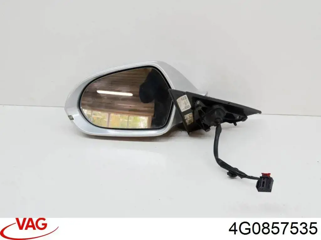 Compre 4G0857535 VAG Elemento espelhado do espelho de retrovisão esquerdo