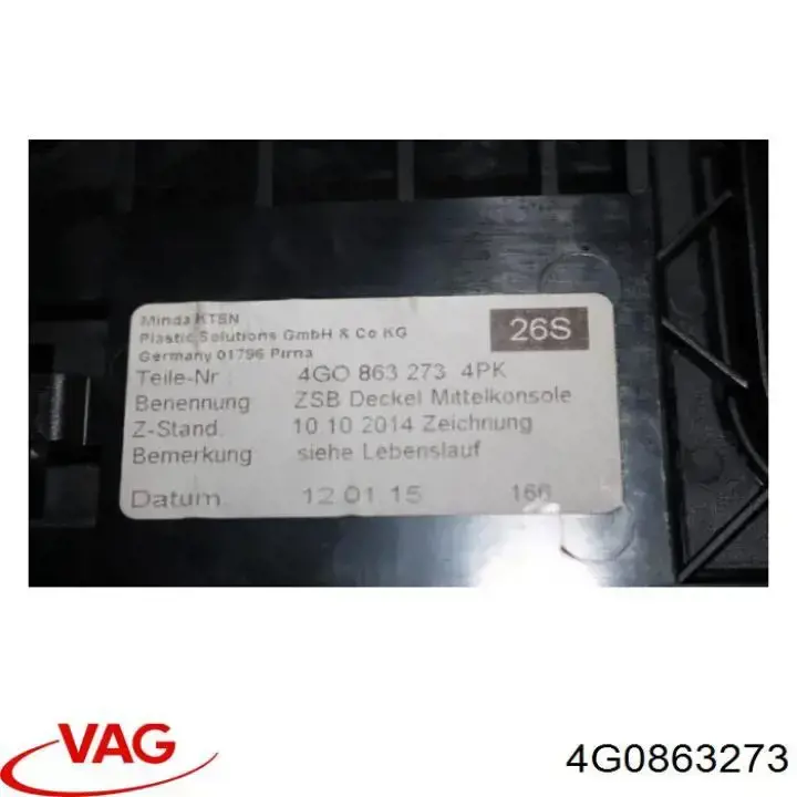  VAG 4G0863273 preço, a partir de 83,43 USD