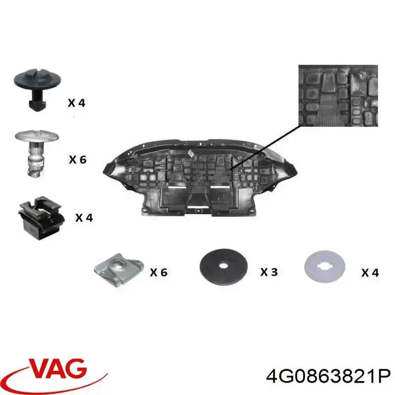 Compre AD0381900 Prasco Proteção de motor dianteira