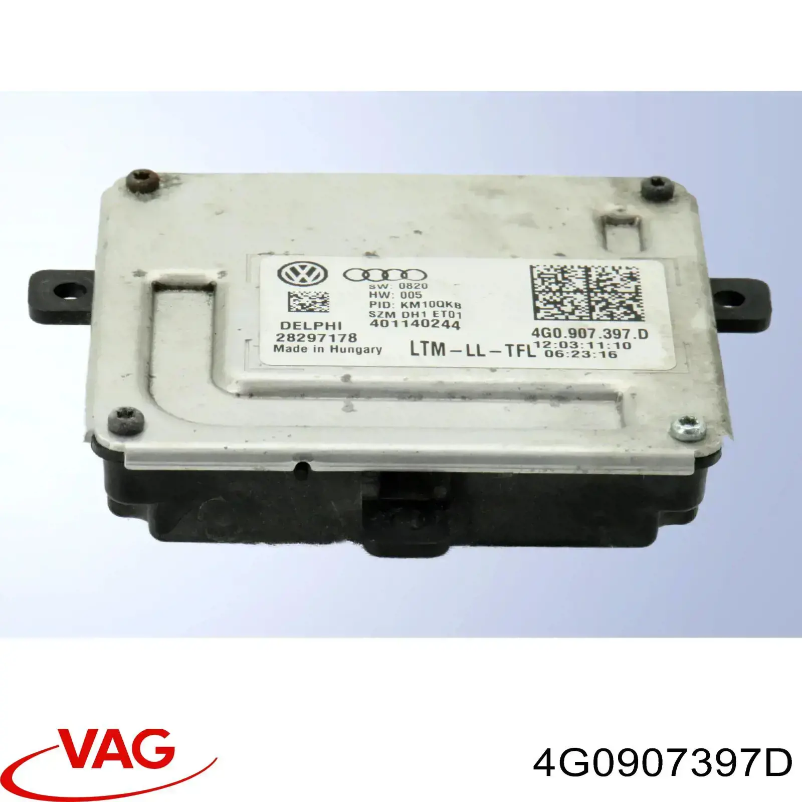 Compre 4G0907397D VAG Módulo de direção (Centralina eletrônica) das luzes