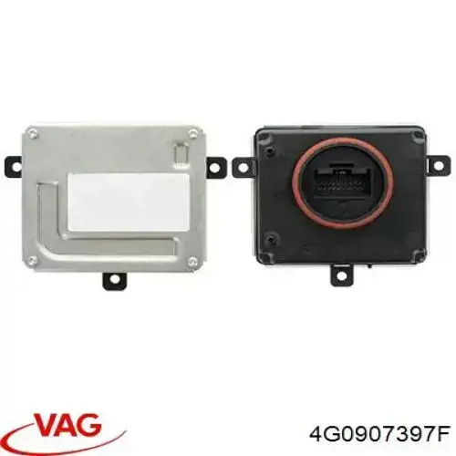 4G0907397F VAG Módulo de direção (Centralina eletrônica) das luzes