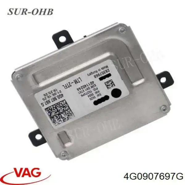 Módulo de direção (Centralina eletrônica) das luzes VAG 4G0907697G preço, a partir de 137,01 USD