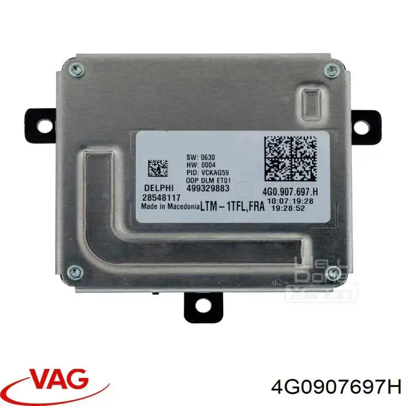 Unidade de encendido (xénon) VAG 4G0907697H preço, a partir de 138,15 USD
