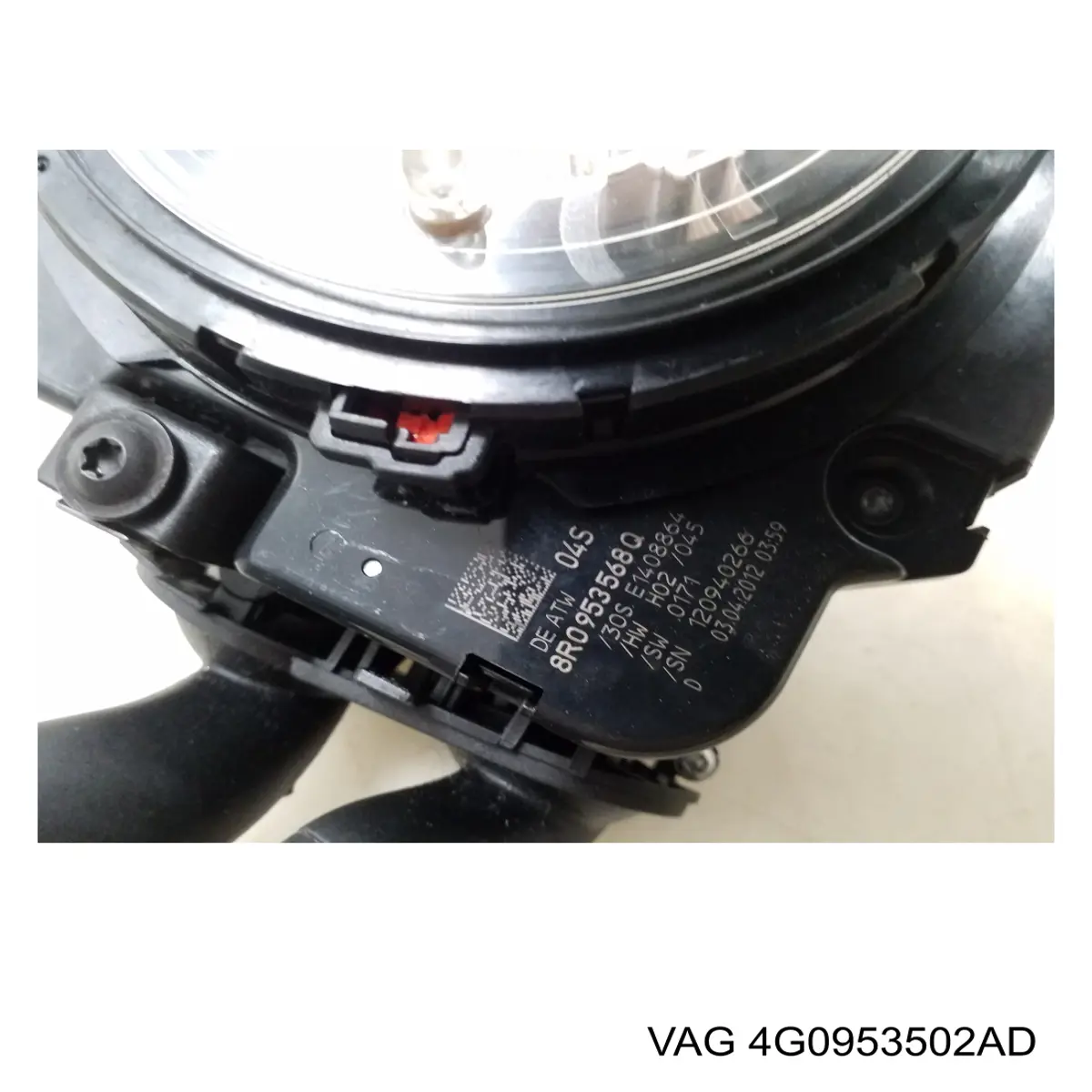 4G0953502AD VAG Comutador instalado na coluna da direção, montado