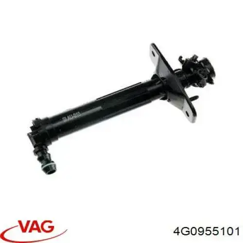 4G0955101 VAG Suporte do injetor de fluido para lavador das luzes (cilindro de elevação)