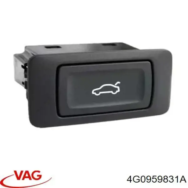 Compre 4H0959831B VAG Botão de salão de acionamento de tampa de porta-malas (de 3ª/5ª porta (de tampa de alcapão)