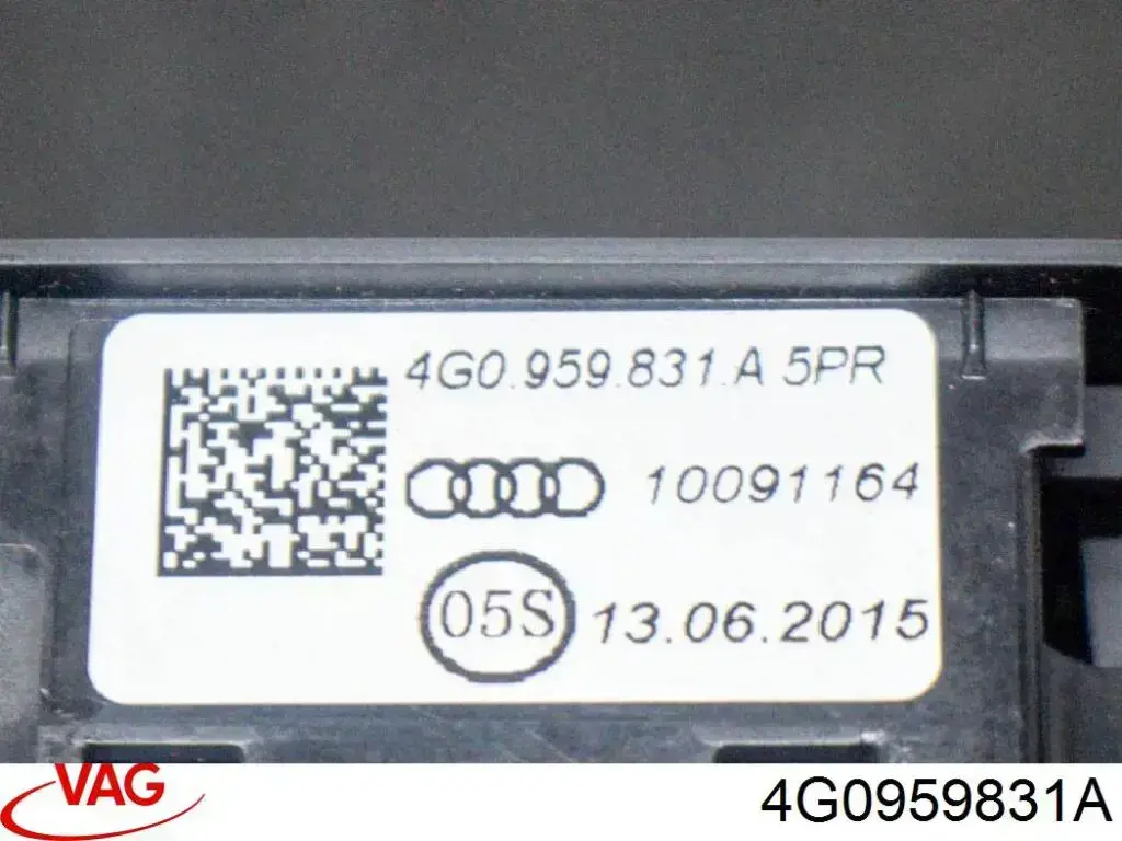 Compre 4G0959831A VAG Botão de salão de acionamento de tampa de porta-malas (de 3ª/5ª porta (de tampa de alcapão)