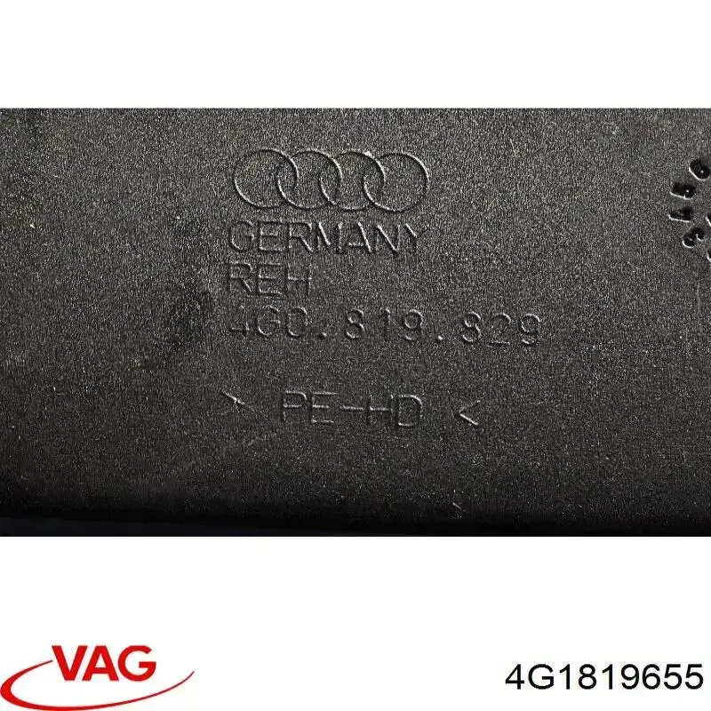 Compre 4G1819655 VAG Conduto de ar (distribuidor de ar para "painel de instrumentos") esquerdo