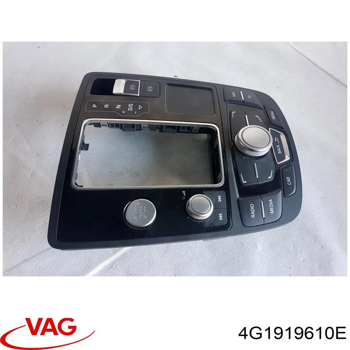 4G1919610E VAG Bloco de botões do console central