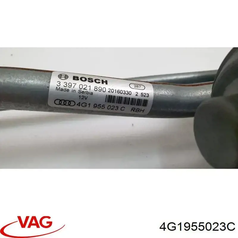 4G1955023C VAG Trapézio de limpador pára-brisas