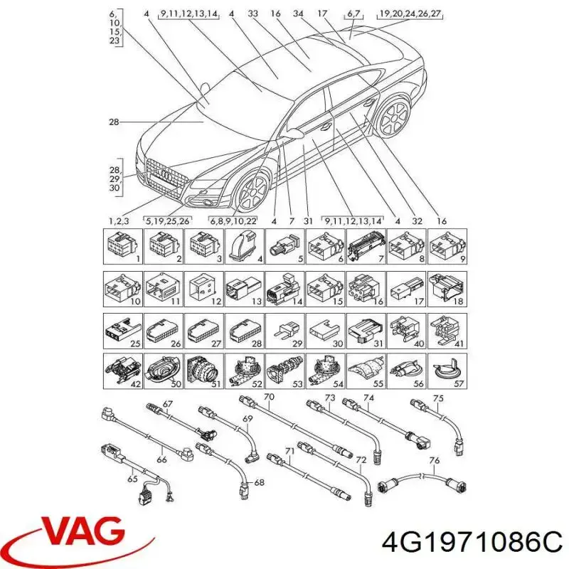  VAG 4G1971086C preço, a partir de 297,90 USD