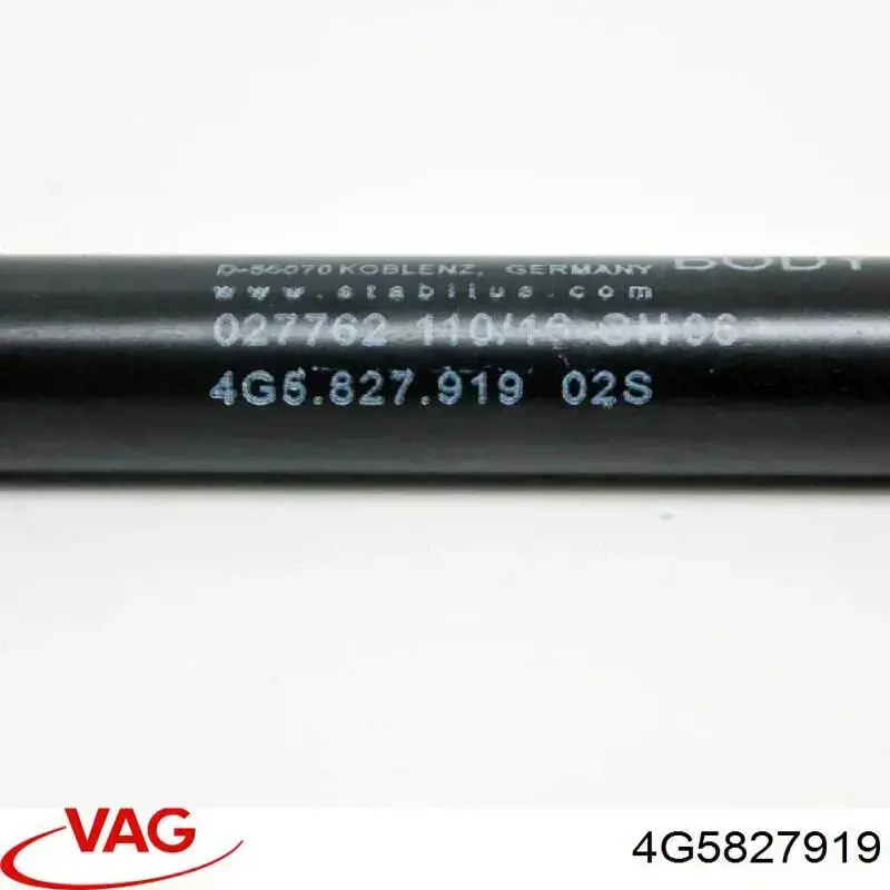 Amortecedor de tampa de porta-malas (de 3ª/5ª porta traseira) VAG 4G5827919 preço, a partir de 15,74 USD