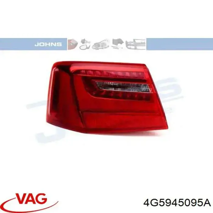 Lanterna traseira esquerda externa VAG 4G5945095A preço, a partir de 220,84 USD