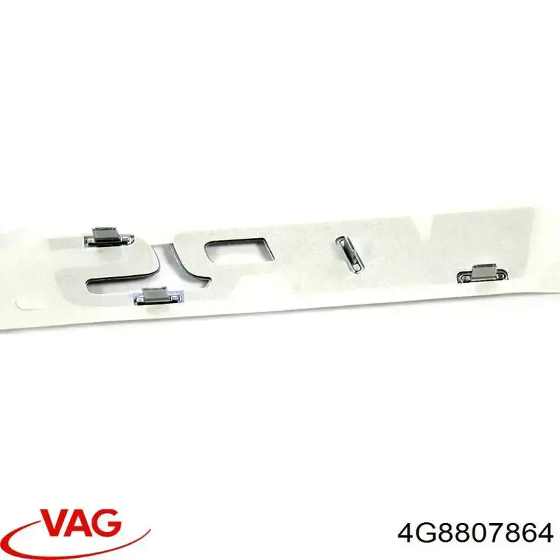 4G8807864 VAG Consola direita do pára-choque traseiro