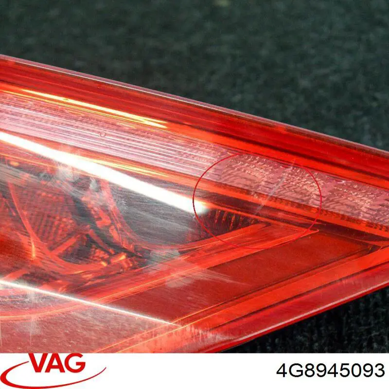 4G8945093 VAG Lanterna traseira esquerda interna