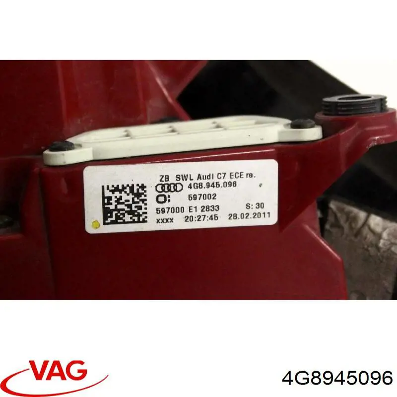 Compre 4G8945096 VAG Lanterna traseira direita externa