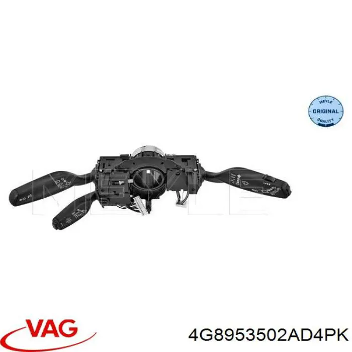 4G8953502AD4PK VAG Comutador instalado na coluna da direção, montado