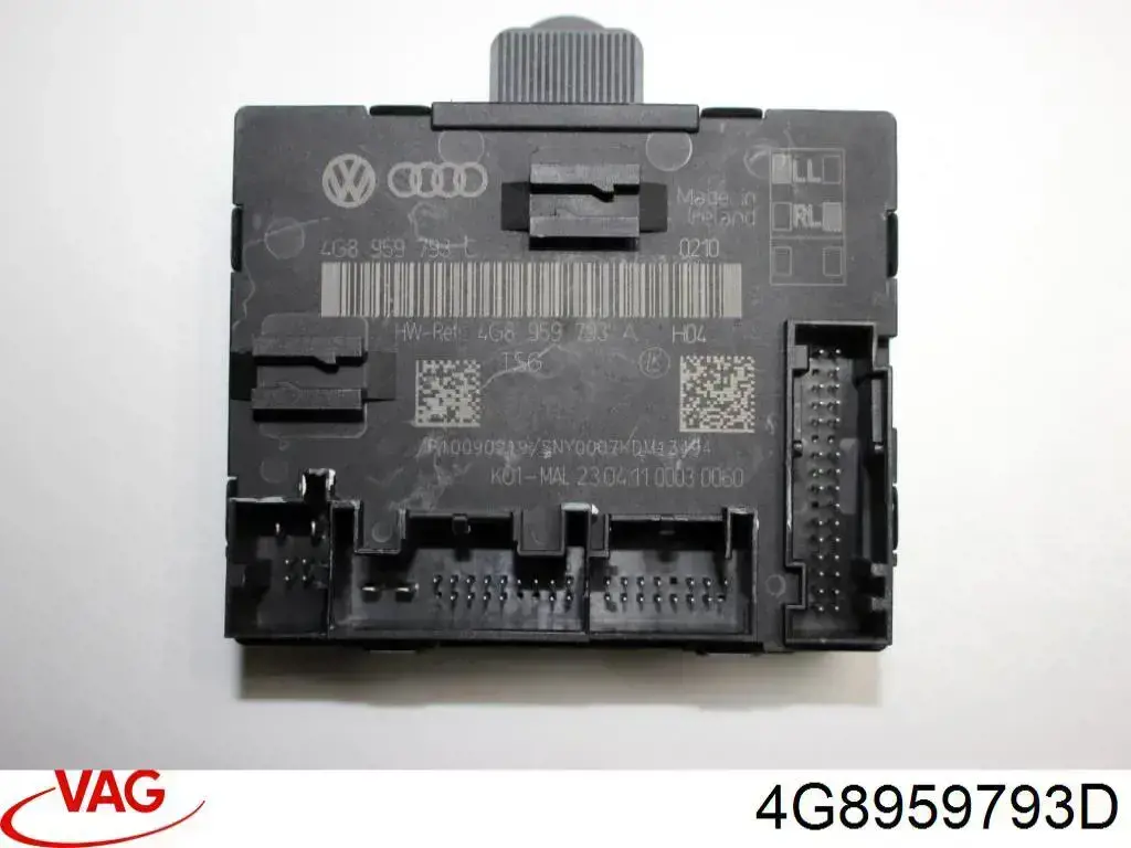 4G8959793D VAG Módulo de conforto da porta dianteira