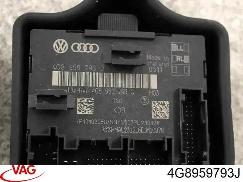 Compre 4G8959793J VAG Módulo de conforto da porta dianteira