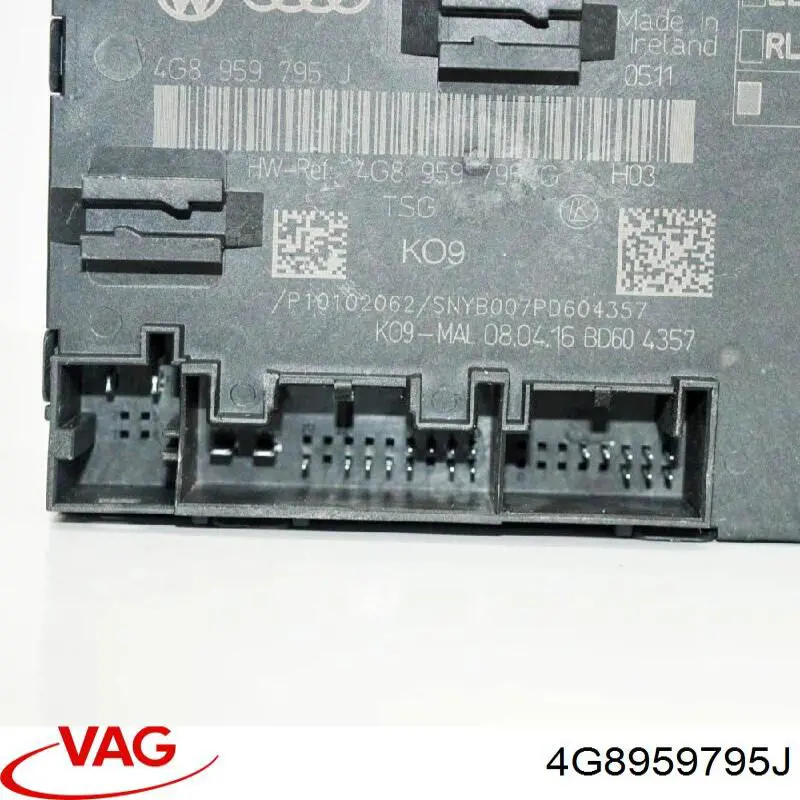 Compre 4G8959795J VAG Módulo de conforto da porta traseira