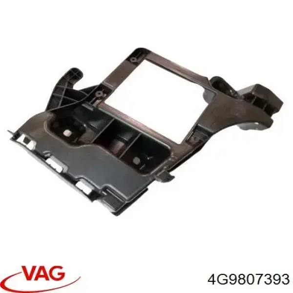 4G9807393 VAG Guia esquerda do pára-choque traseiro