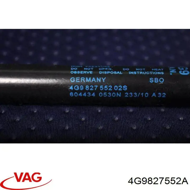 Amortecedor de tampa de porta-malas (de 3ª/5ª porta traseira) VAG 4G9827552A preço, a partir de 19,58 USD
