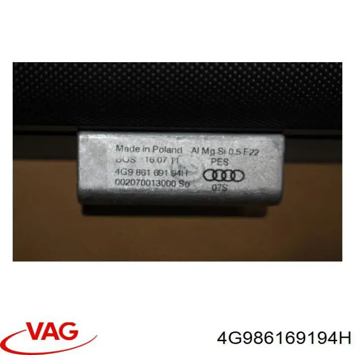  VAG 4G986169194H preço, a partir de 219,63 USD