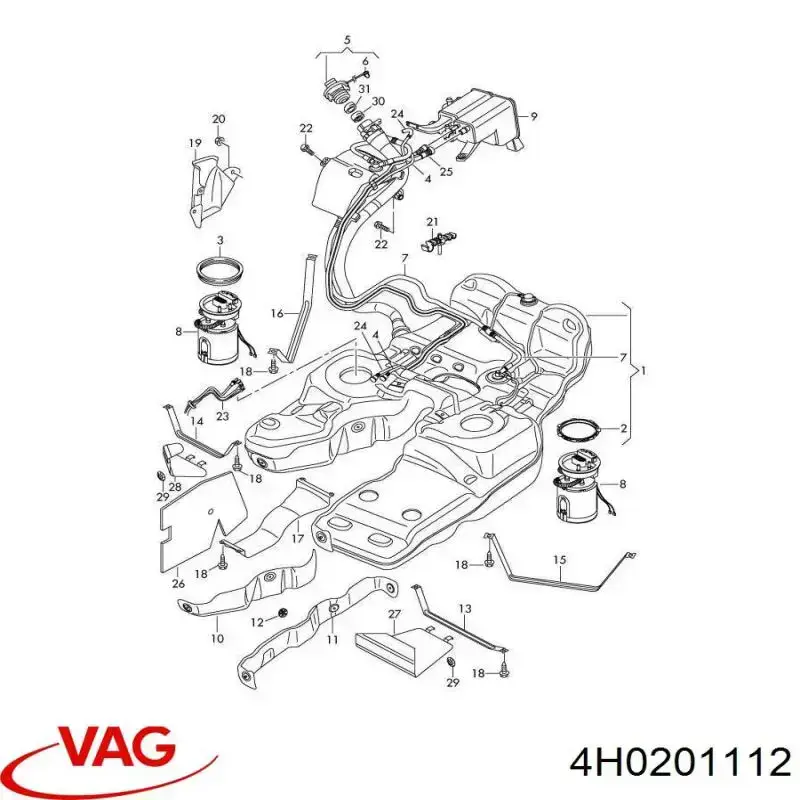  VAG 4H0201112A preço, a partir de 91,76 USD