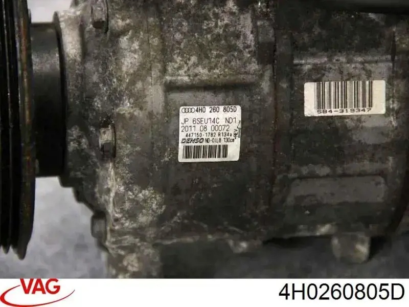 4H0260805D VAG Compressor de aparelho de ar condicionado