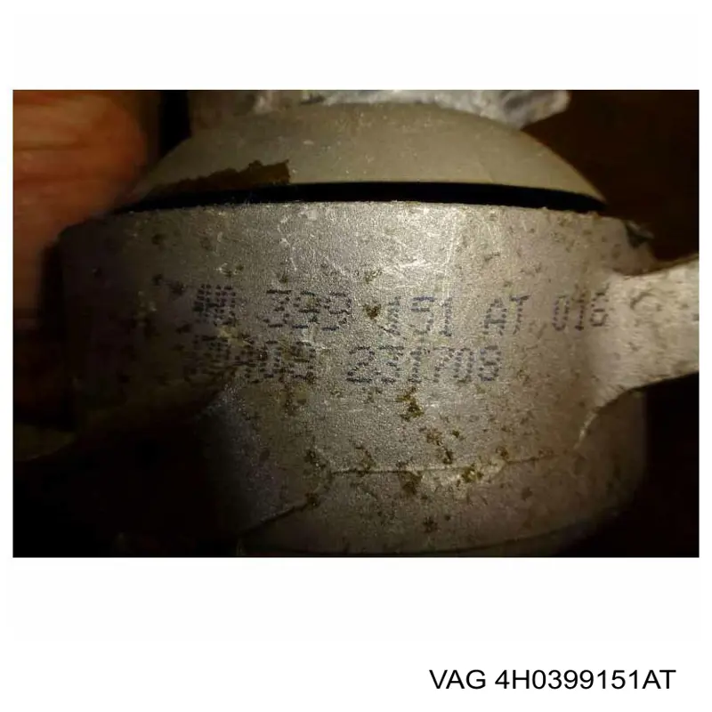 Coxim esquerdo de transmissão (suporte da caixa de mudança) VAG 4H0399151AT preço, a partir de 204,34 USD