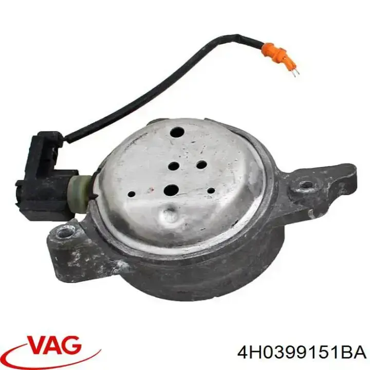 4H0399151BA VAG Coxim esquerdo de transmissão (suporte da caixa de mudança)