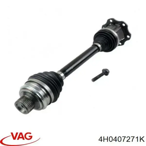 Semieixo (acionador) dianteiro esquerdo VAG 4H0407271K preço, a partir de 242,18 USD