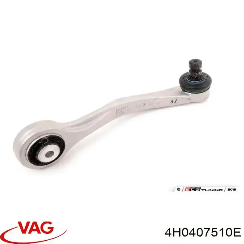4H0407510E VAG Braço oscilante superior direito de suspensão dianteira