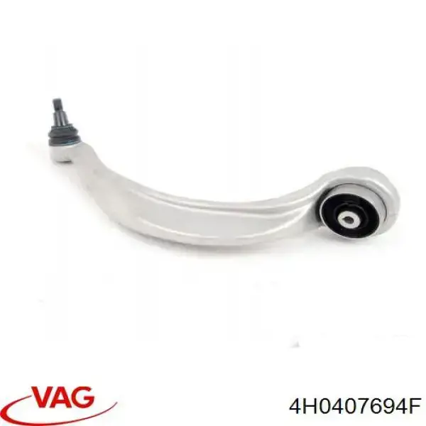 4H0407694F VAG Braço oscilante inferior direito de suspensão dianteira