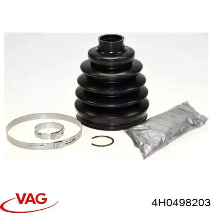 4H0498203 VAG Bota de proteção externa de junta homocinética do semieixo dianteiro