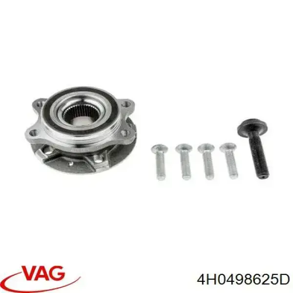 Compre 4H0498625D VAG Rolamento de cubo dianteiro