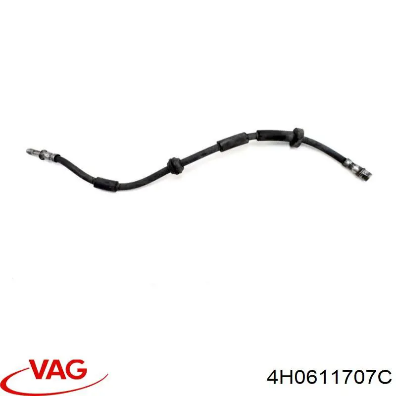 Compre 4H0611707C VAG Mangueira do freio dianteira