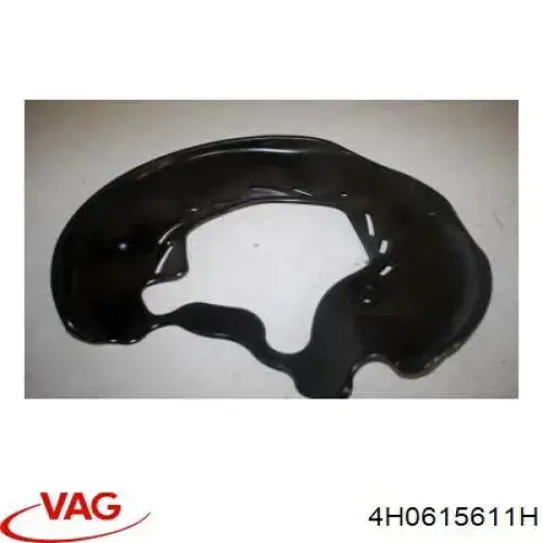 Proteção do freio de disco dianteiro direito VAG 4H0615611D preço, a partir de 86,59 USD