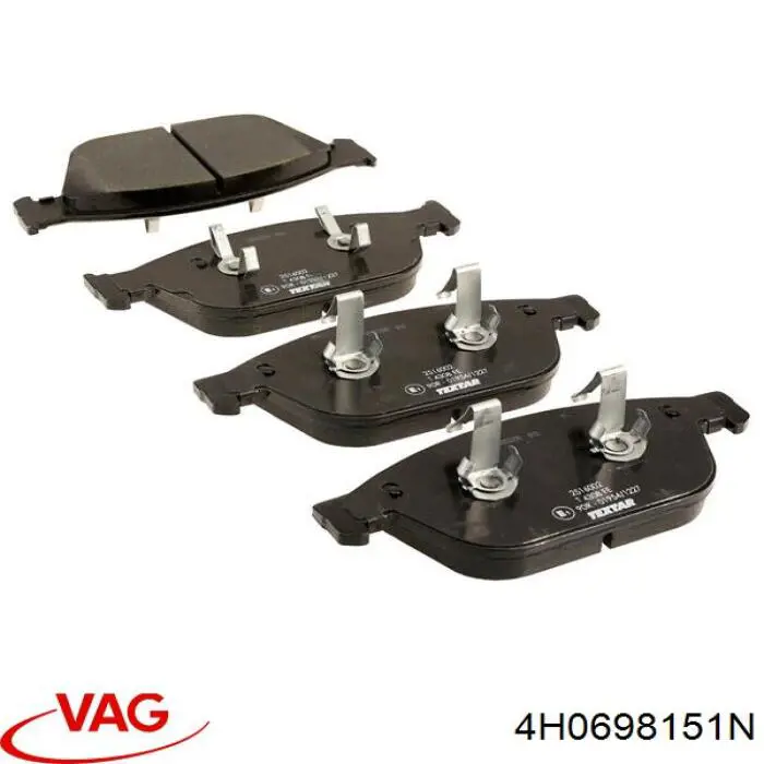 Compre 4H0698151N VAG Sapatas do freio dianteiras de disco