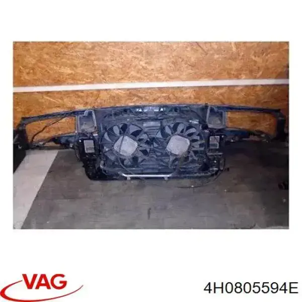 Suporte do radiador montado (painel de montagem de fixação das luzes) para Audi A8 D4 4H2, 4H8, 4HC, 4HL