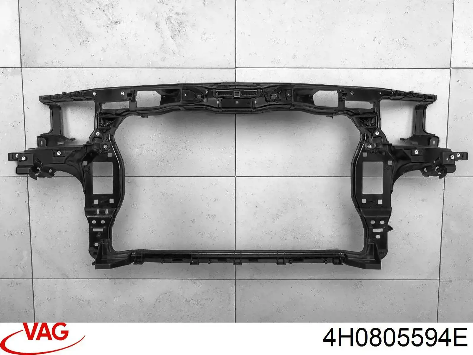 Suporte do radiador montado (painel de montagem de fixação das luzes) Audi A8 D4 4H2, 4H8, 4HC, 4HL